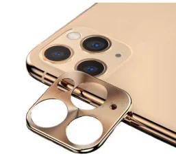 Рамка на камеру iPhone 11 Pro/iPhone 11 Pro Max Gold. Фото 4