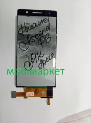 Lcd + Touchscreen Huawei P6 White. Фото 8