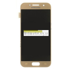 Lcd + Touchscreen Samsung A3 a320 Gold. Фото 3