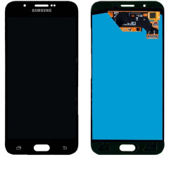 Lcd + Touchscreen Samsung A8/A800 Black Oled. Фото 2