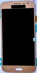 Lcd + Touchscreen Samsung J210 Gold Oled. Фото 4