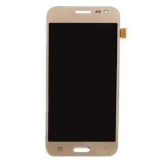 Lcd + Touchscreen Samsung J210 Gold Oled. Фото 4