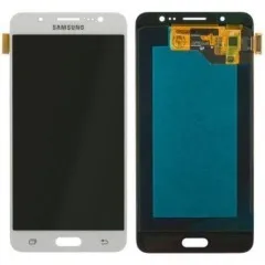 Lcd + Touchscreen Samsung J210 White Oled. Фото 4