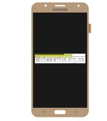 Lcd + Touchscreen Samsung J700/J701 Gold Oled. Фото 3