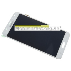 Lcd + Touchscreen Samsung J700 White Копія. Фото 3