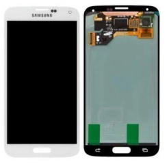 Lcd + Touchscreen Samsung S5 G900 White. Фото 3