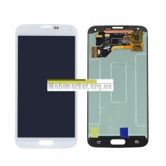 Lcd + Touchscreen Samsung S5 G900 White Копія. Фото 4