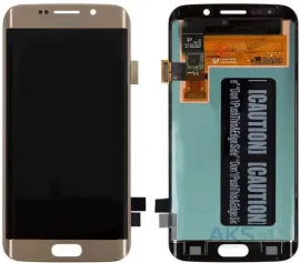 Lcd + Touchscreen Samsung S6 Edge G925 Gold. Фото 8