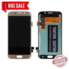 Lcd + Touchscreen Samsung S6 Edge G925 Gold. Фото 6