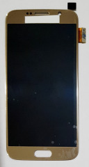 Lcd + Touchscreen Samsung S6 G920 Gold Oled. Фото 3