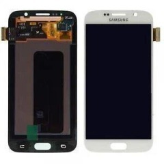 Lcd + Touchscreen Samsung S6 G920 White. Фото 3