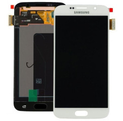 Lcd + Touchscreen Samsung S6 G920 White AAA. Фото 2