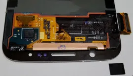 Lcd + Touchscreen Samsung S6 G920 White AAA. Фото 7