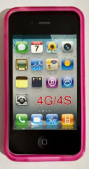 Силікон iPhone 4G\4S - Pink