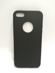 Силікон iPhone 5 - Black з вирізом