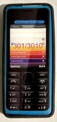 Силікон Nokia 301 Asha - Black