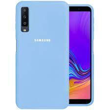 Силікон Samsung A7(2018)\A750 Blue. Фото 2