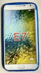 Силікон Samsung E7 E700 Blue. Фото 2