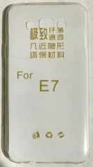 Силікон Samsung E7 E700 White Ultra Slim. Фото 3