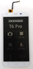 Lcd + Touchscreen Doogee T6/Homtom HT6 White. Фото 3