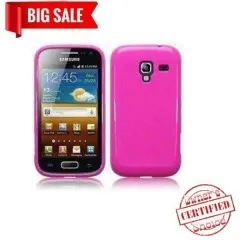 Силікон Samsung i8160 Galaxy Ace II - Pink. Фото 3
