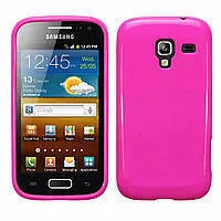 Силікон Samsung i8160 Galaxy Ace II - Pink. Фото 2