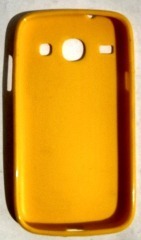 Силікон Samsung i8262 Galaxy Core - Orange. Фото 2