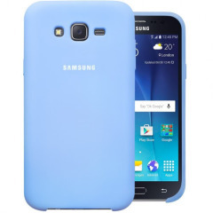 Силікон Samsung J7\J700\J701 Blue Ultra Slim. Фото 2