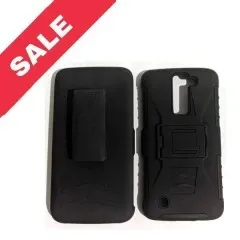 Силікон протиударний + пояс LG K8/K350 Black. Фото 5