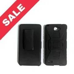 Силікон протиударний + пояс LG Max/X155 Black. Фото 5