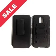 Силікон протиударний + пояс Samsung G900/S5 Black. Фото 5