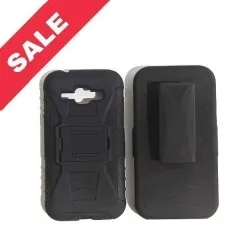 Силікон протиударний + пояс Samsung J100/J1 Black. Фото 5