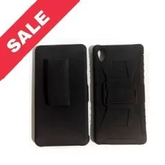 Силікон протиударний + пояс Sony M4 Black. Фото 5