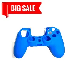 Силіконова накладка для джойcтика PS4 Blue. Фото 4