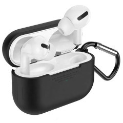 Bluetooth-гарнітура Airpods Hoco ES38 White + Black силікон. Фото 2