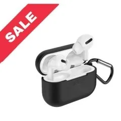 Bluetooth-гарнітура Airpods Hoco ES38 White + Black силікон. Фото 4