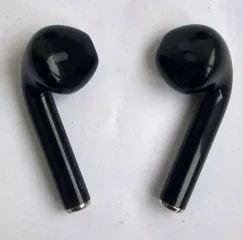Bluetooth-гарнітура Airpods Hoco S11 Black + Black силікон. Фото 7