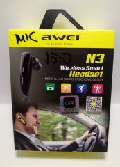 Bluetooth-гарнітура Awei N3 Black. Фото 4