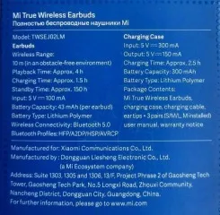 Bluetooth-гарнітура Xiaomi Airdots 4420. Фото 15