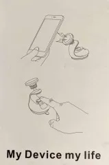 Автотримач магніт JHD157 жовтий. Фото 11