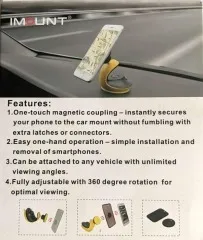 Автотримач магніт JHD157 жовтий. Фото 13