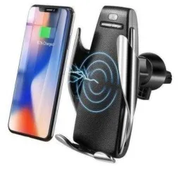 Автотримач пічка  S5 + безпровідна зарядка. Фото 5