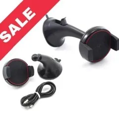 Автотримач пічка Магніт WH031 + безпровідна зарядка. Фото 10