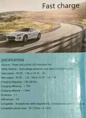 Автотримач пічка Магніт WH031 + безпровідна зарядка. Фото 16