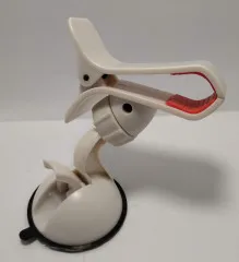 Автотримач прищепка біла мала. Фото 3