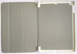 Чохол-книжка Smart Cover IPad Air White\Brown\Orange. Фото 4