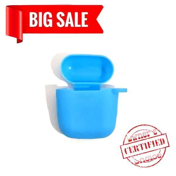 Чохол для Airpods (slim+carabine) Blue. Фото 4