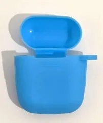 Чохол для Airpods (slim+carabine) Blue. Фото 2