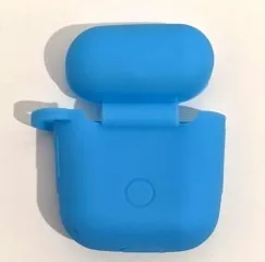 Чохол для Airpods (slim+carabine) Blue. Фото 3
