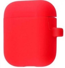 Чохол для Airpods (slim+carabine) Red. Фото 2